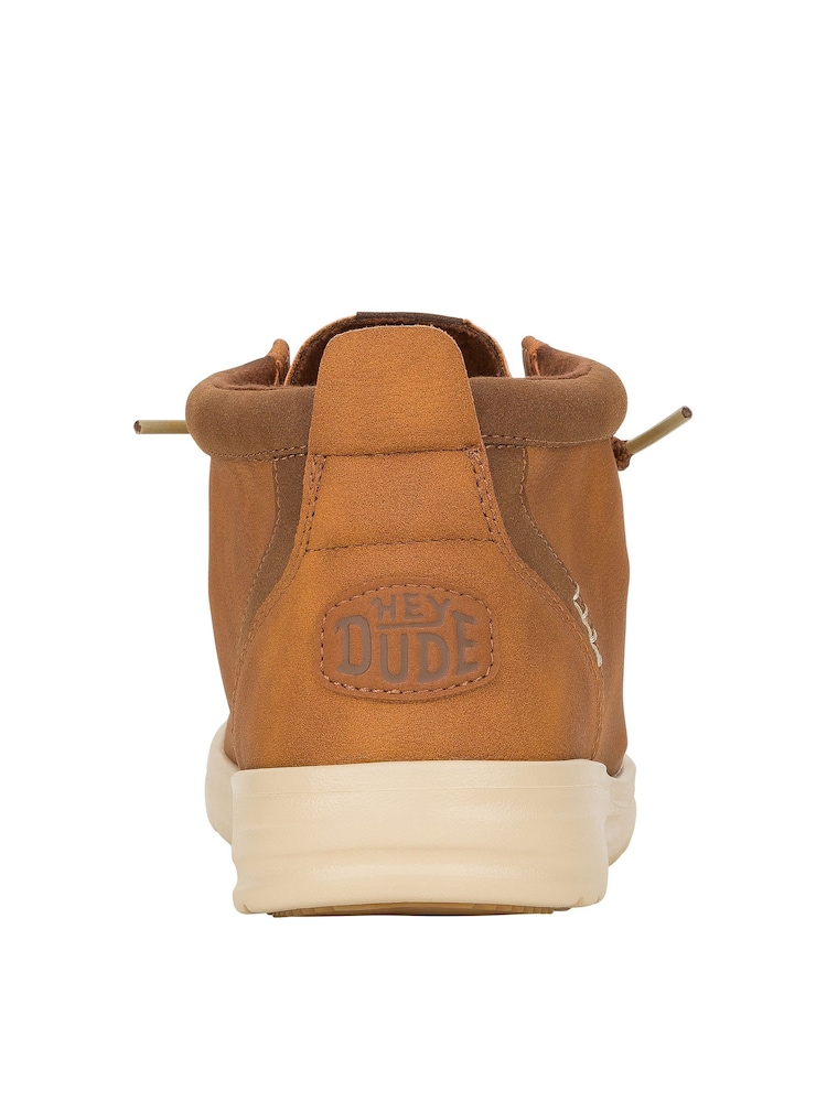 HEYDUDE Brown Wally Mid GripR Classic Boots - Image 4 of 4 HEYDUDE Brown Wally Mid GripR Classic Boots - Image 4 of 4