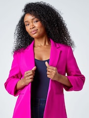 Roman Pink Petite Classic Stretch Blazer - Image 1 of 5