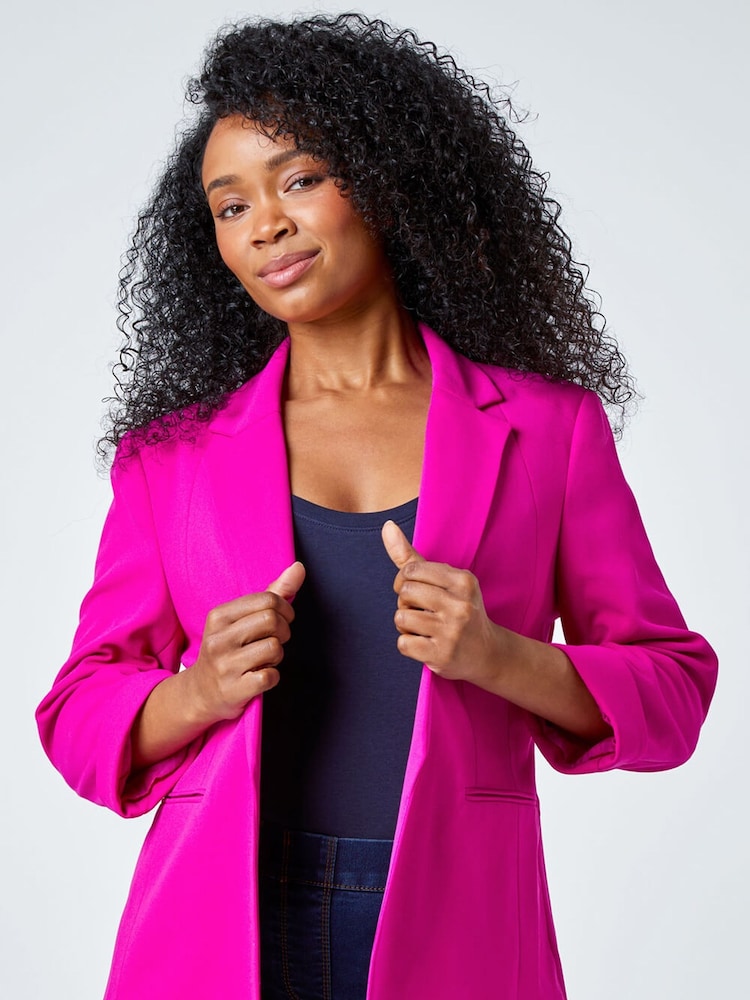 Roman Pink Petite Classic Stretch Blazer - Image 1 of 5