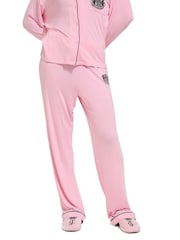 Juicy Couture Pink Dog Crest Jersey Pyjamas Set - Image 3 of 4
