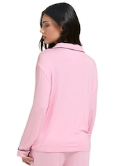 Juicy Couture Pink Dog Crest Jersey Pyjamas Set - Image 4 of 4