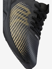 Black/Gold Elastic Lace Trainers - Image 5 of 5