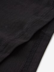 Black 100% Cotton T-Shirt: Life at Next Shop - Image 4 of 4