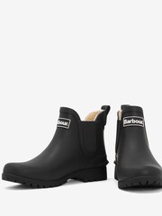Barbour® Black Kirkton Mini Wellington Boots - Image 3 of 5