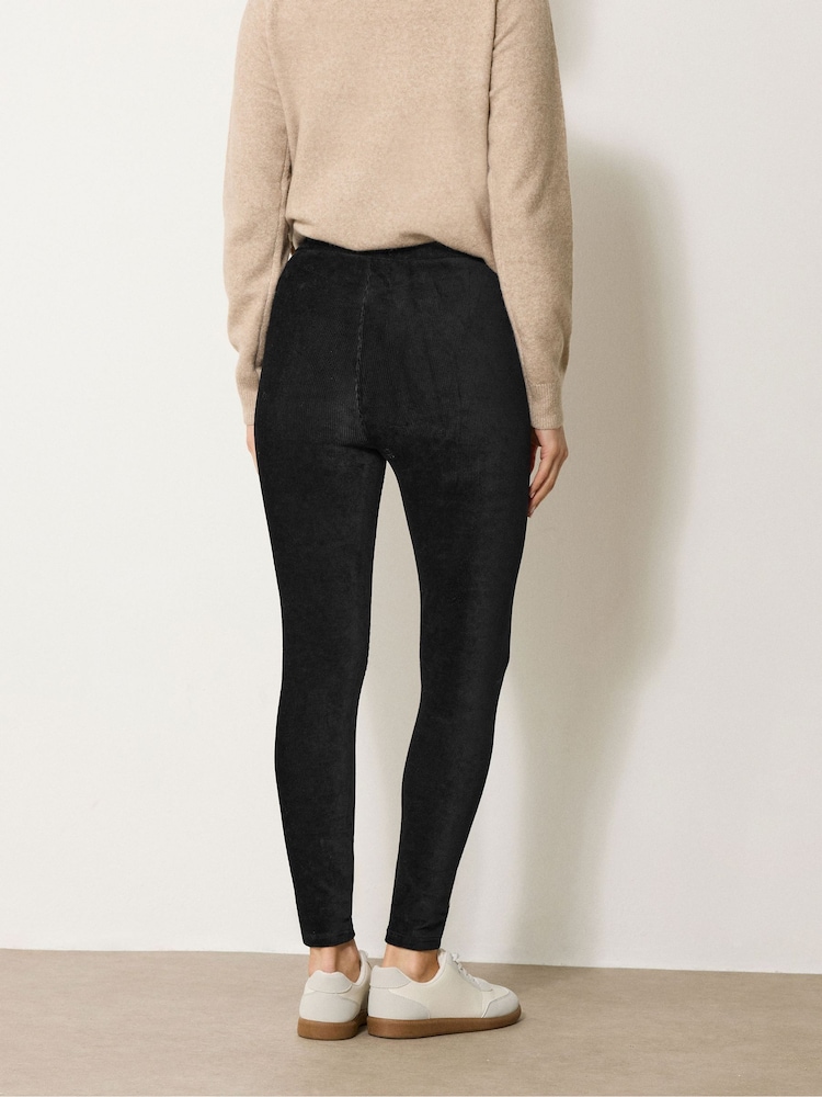 Long Tall Sally Black Cord Skinny Leggings - Image 2 of 5