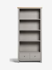 Dove Grey Malvern Oak Effect Bookcase Shelf - Image 2 of 7