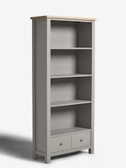 Dove Grey Malvern Oak Effect Bookcase Shelf - Image 5 of 7