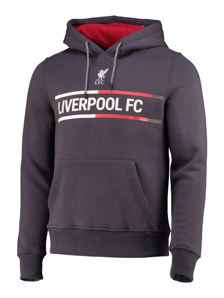 Fanatics Grey Liverpool Wordmark Hoodie - Image 2 of 3