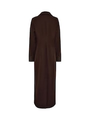 Long Tall Sally Brown Maxi City Coat - Image 7 of 7
