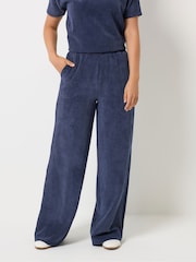 Long Tall Sally Blue Cord Wide Leg Trousers - Image 2 of 6