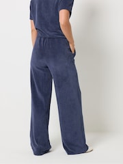 Long Tall Sally Blue Cord Wide Leg Trousers - Image 3 of 6