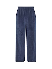 Long Tall Sally Blue Cord Wide Leg Trousers - Image 6 of 6