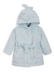 Mamas & Papas Blue Dinosaur Dressing Gown - Image 2 of 3