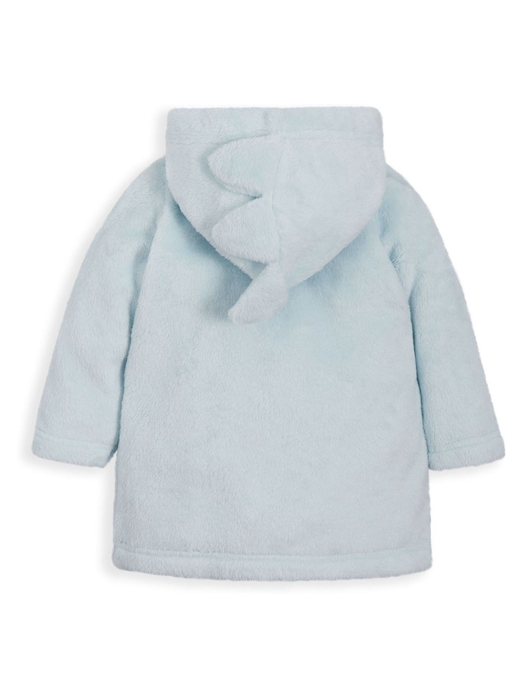Mamas & Papas Blue Dinosaur Dressing Gown - Image 3 of 3