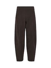 PixieGirl Petite Brown Cord Barrel Leg Trousers - Image 5 of 6
