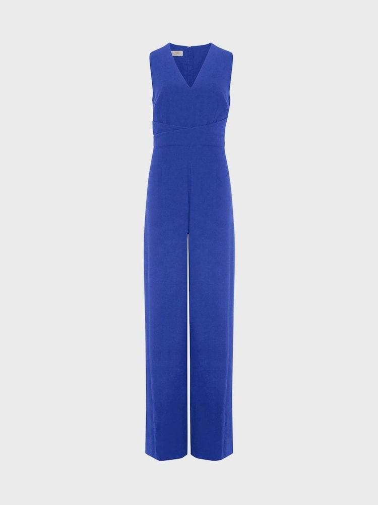 Hobbs Blue Priscilla Jumpsuit - Image 4 of 4 Hobbs Blue Priscilla Jumpsuit - Image 4 of 4