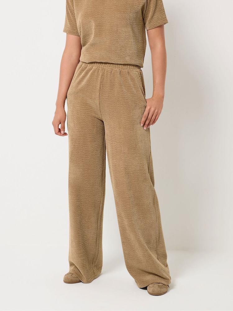 Long Tall Sally Brown Cord Wide Leg Trousers - Image 2 of 6