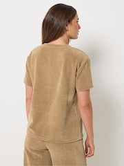 Long Tall Sally Brown Cord T-Shirt - Image 3 of 6