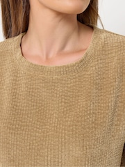 Long Tall Sally Brown Cord T-Shirt - Image 4 of 6