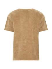 Long Tall Sally Brown Cord T-Shirt - Image 6 of 6