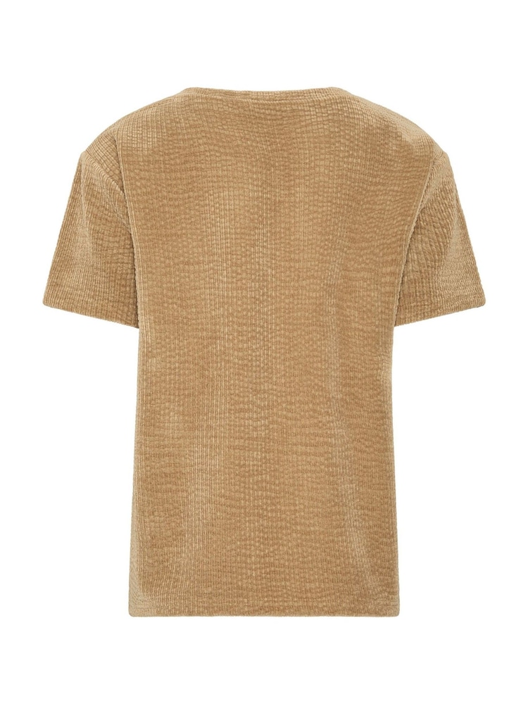 Long Tall Sally Brown Cord T-Shirt - Image 6 of 6 Long Tall Sally Brown Cord T-Shirt - Image 6 of 6