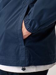 Navy Blue Lightweight Waterproof Hooded Packable Jacket - Image 7 of 13