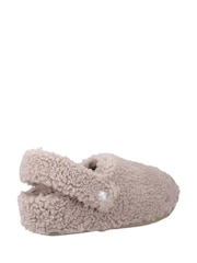 Crocs Brown Classic Cozzzy Kids Slippers - Image 3 of 4