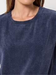 Long Tall Sally Blue Cord T-Shirt - Image 4 of 6