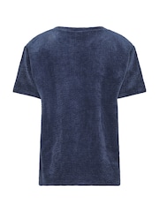 Long Tall Sally Blue Cord T-Shirt - Image 6 of 6