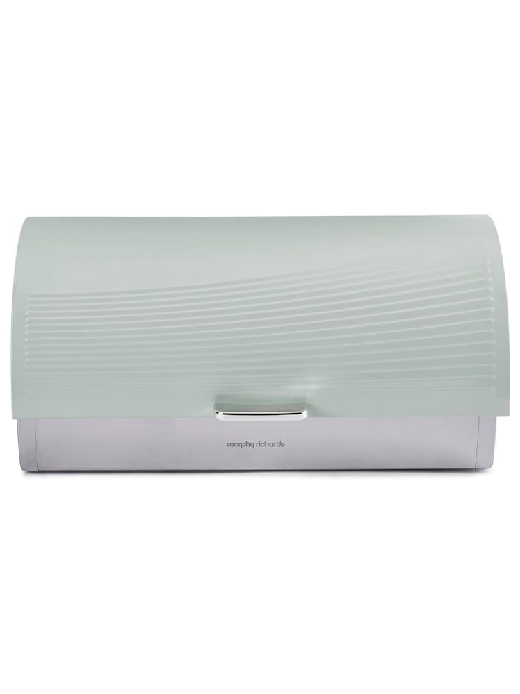 Morphy Richards Green Dune Roll Top Bread Bin - Image 1 of 4