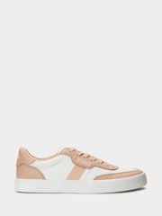 Polo Ralph Lauren Court Vulc Striped Trainers - Image 1 of 5