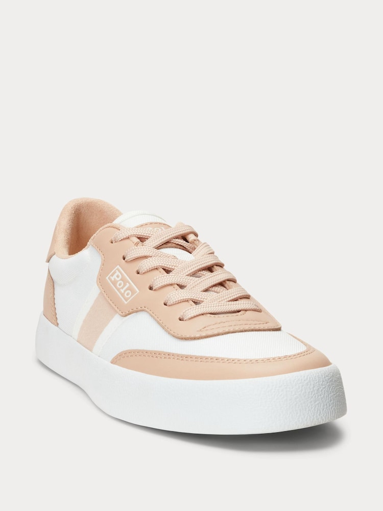 Polo Ralph Lauren Court Vulc Striped Trainers - Image 2 of 5