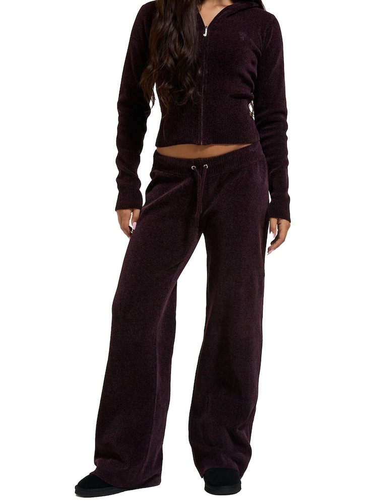 Juicy Couture Red Jama Knit Joggers - Image 1 of 5 Juicy Couture Red Jama Knit Joggers - Image 1 of 5