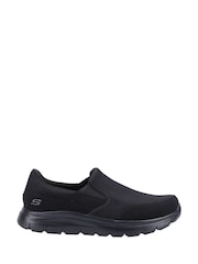 Skechers Black Flex Advantage Wide McAllen Sr Occupational Shoes - Image 1 of 4