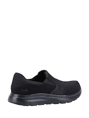 Skechers Black Flex Advantage Wide McAllen Sr Occupational Shoes - Image 3 of 4