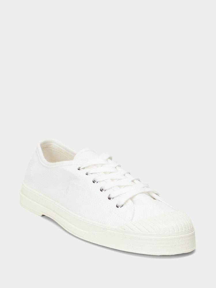 Polo Ralph Lauren Essence 100 Canvas Cap Toe Trainers - Image 2 of 4
