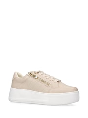 Carvela Jive Quilted Zip Trainers - Image 3 of 4