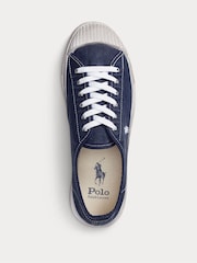 Polo Ralph Lauren Essence 100 Canvas Cap Toe Trainers - Image 4 of 4