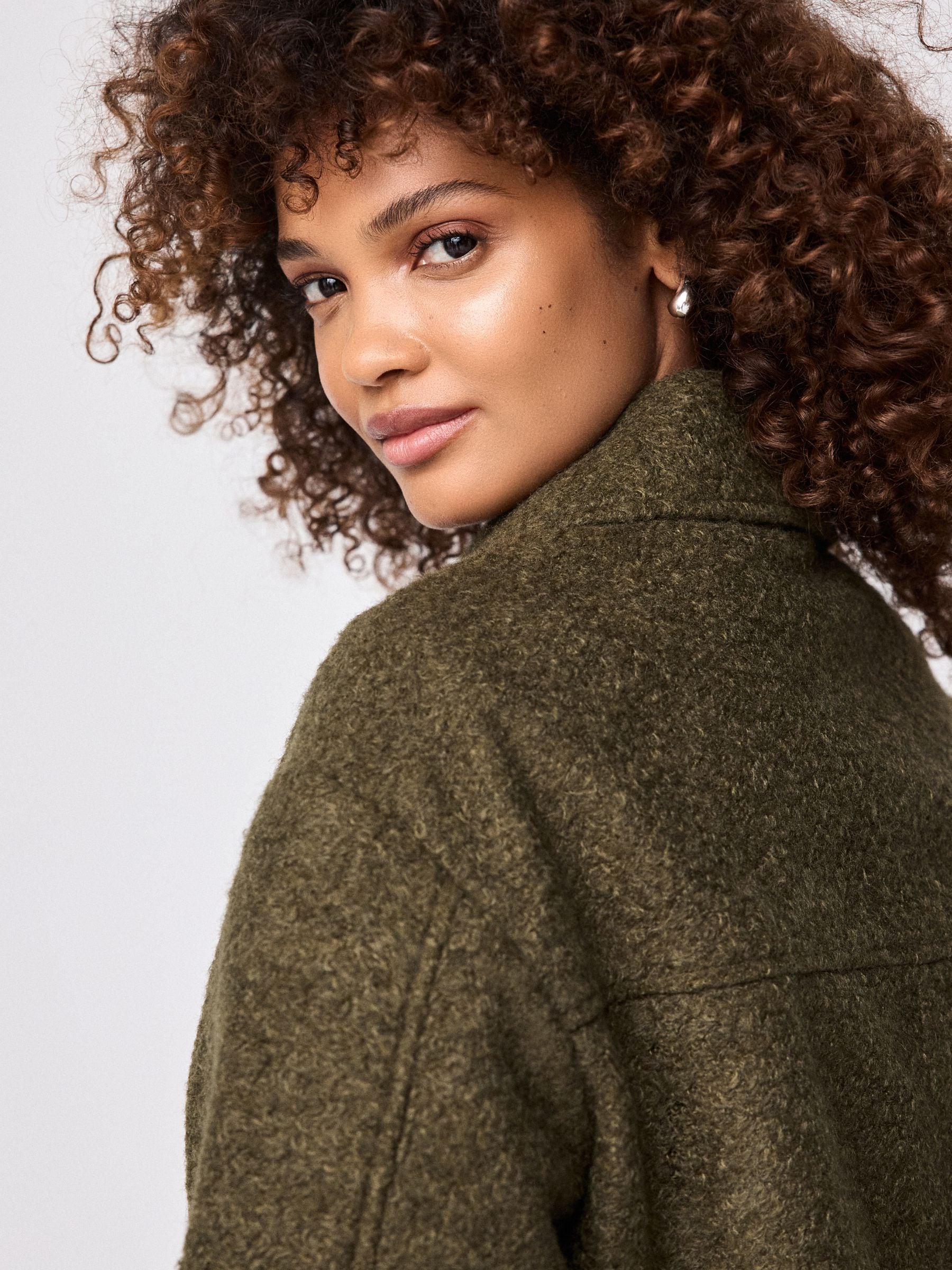 Buy Olive Green Zip Through Short Textured Jacket from Next Buy Olive Green Zip Through Short Textured Jacket from Next