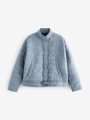Blue Quilted Jacket - Image 7 of 8