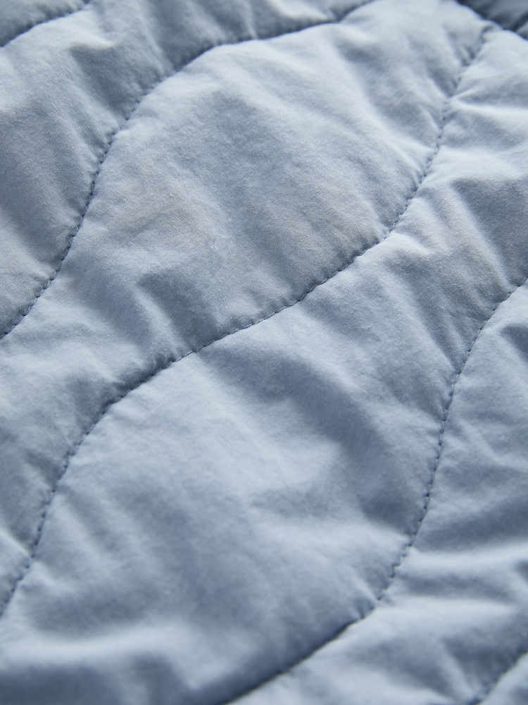 Blue Quilted Jacket - Image 8 of 8