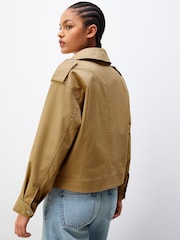 Camel Cropped Trench - Image 3 of 7