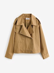 Camel Cropped Trench - Image 6 of 7