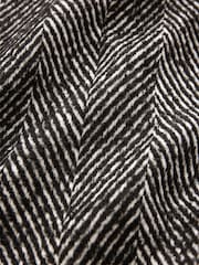 Black/White Funnel Neck Jacket - Image 9 of 9