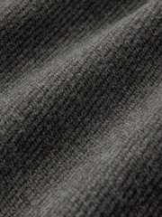 Charcoal Grey Asymetric Button Cape Coat - Image 6 of 7