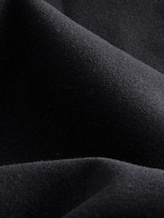 Black Long Belted Maxi Coat - Image 6 of 7