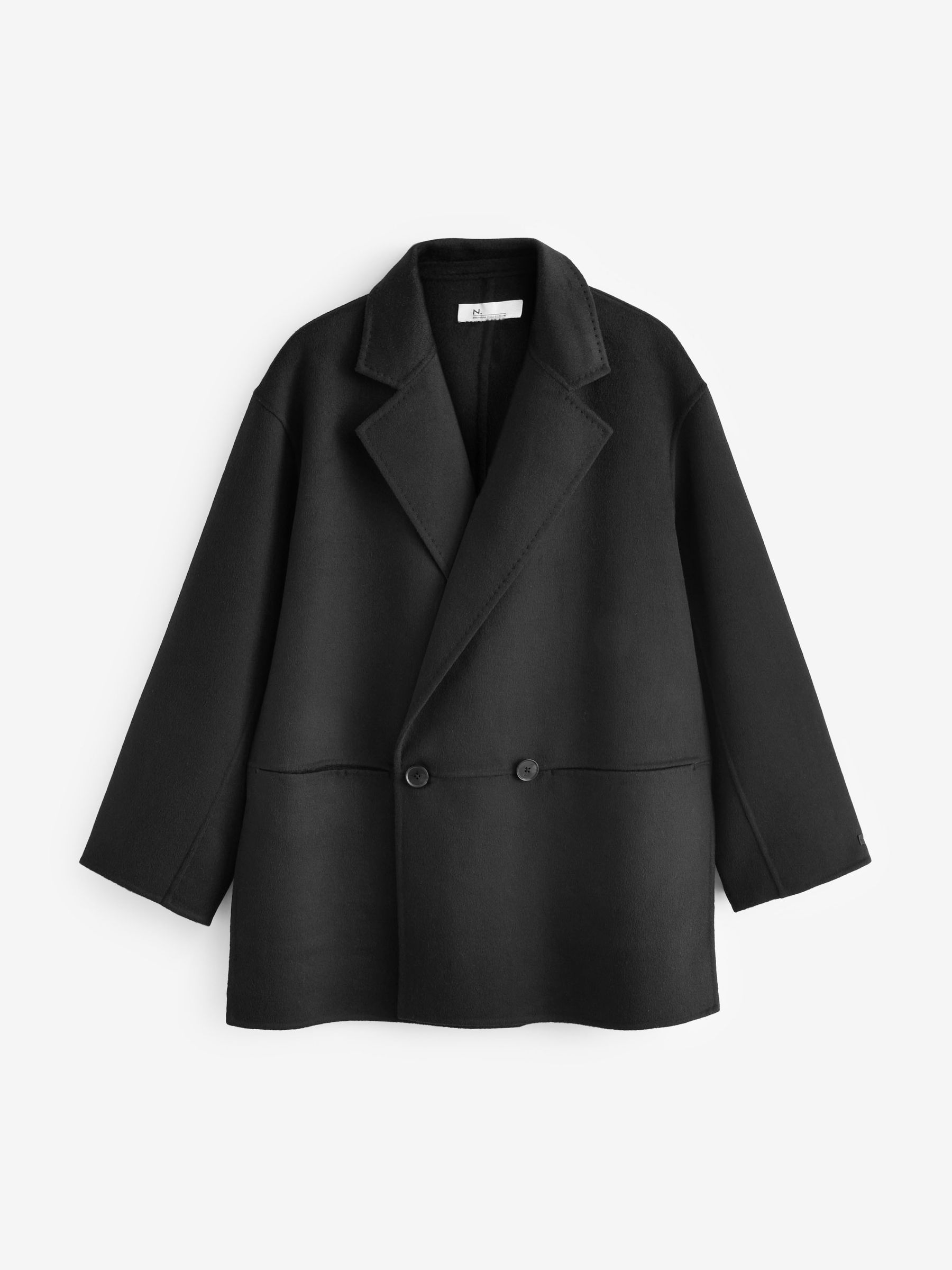 Wool blend blazer coat on sale