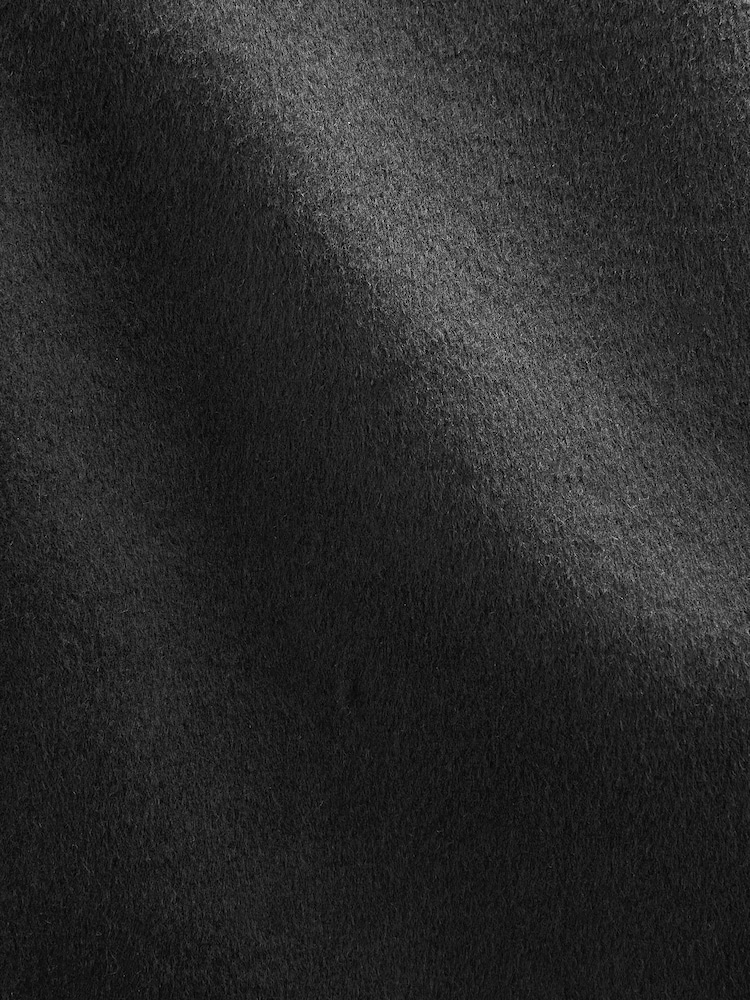 Black Premium Handsewn Wool Blend Blazer Coat - Image 6 of 6