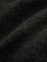 Black Revere Collar Coatigan - Image 8 of 8