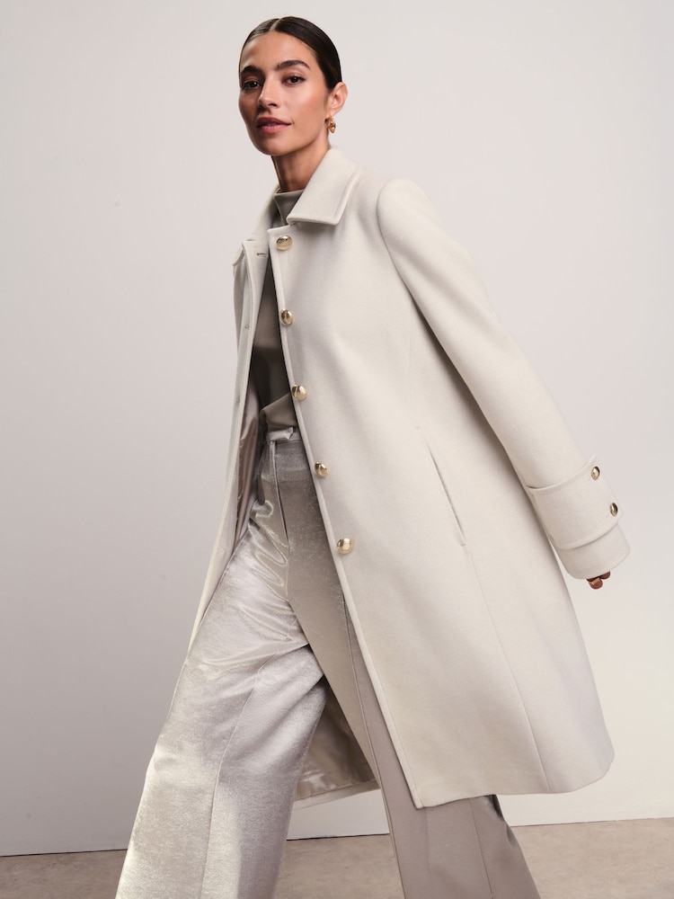 Winter White Dolly Coat - Image 1 of 9